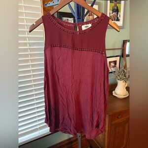 Old Navy Burgundy Tank Top